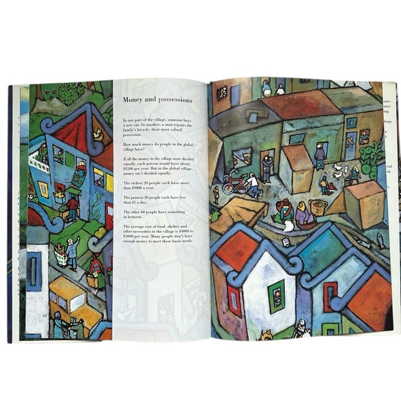 Hardcover “If the world were a village” book - Picture 3 of 5